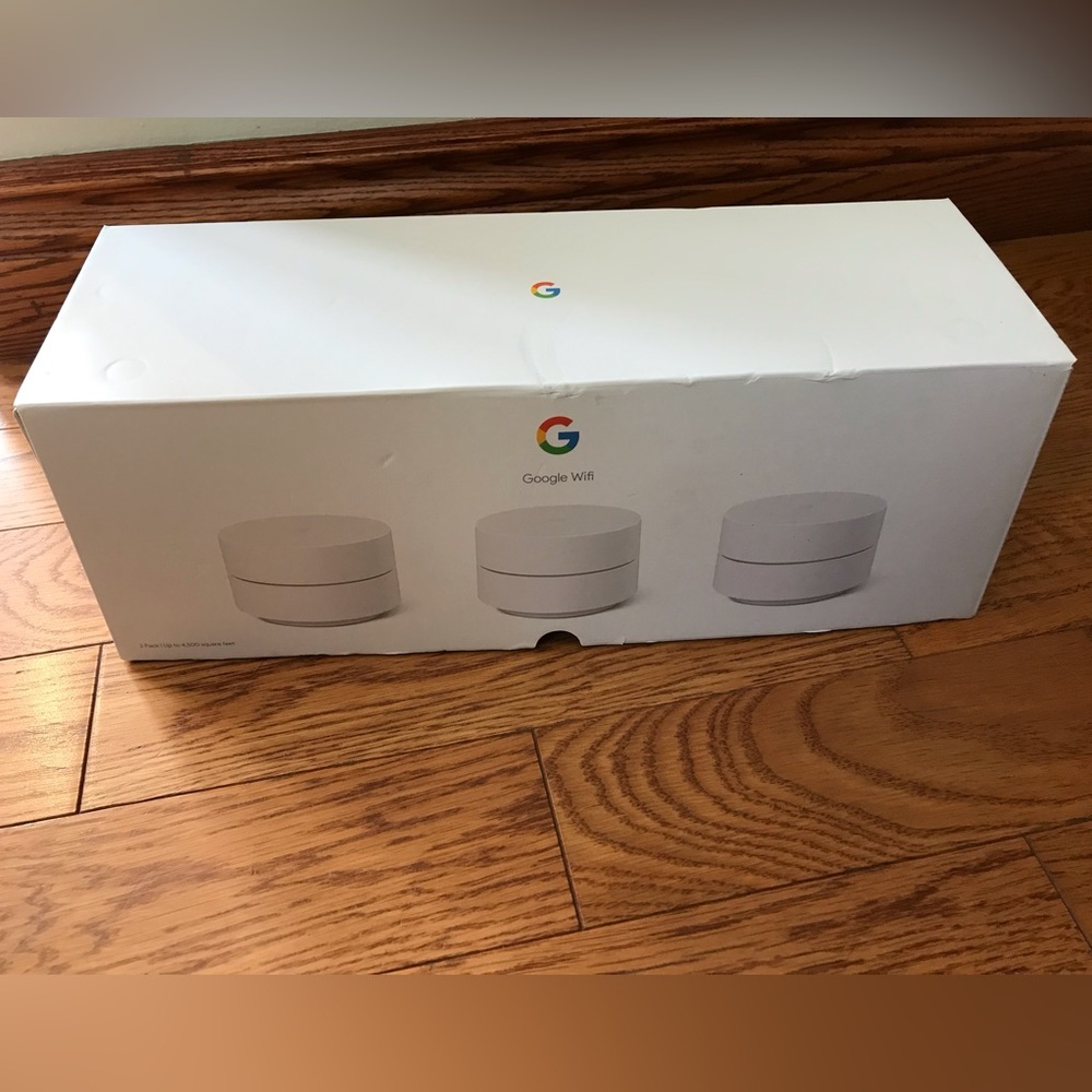 NIOB Google WiFi Mesh WiFi System - WiFi Router - 4500 Sq Ft Coverage - 3 Pack